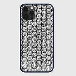 Чехол для iPhone 12 Pro Max Пупырка - текстура, цвет: 3D-черный