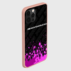 Чехол для iPhone 12 Pro Max BMW pro racing: символ сверху, цвет: 3D-светло-розовый — фото 2