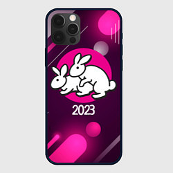 Чехол iPhone 12 Pro Max Кролики 2023
