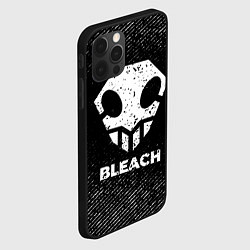 Чехол для iPhone 12 Pro Max Bleach с потертостями на темном фоне, цвет: 3D-черный — фото 2