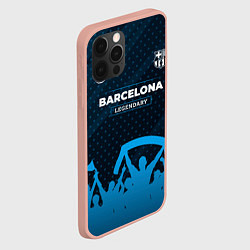 Чехол для iPhone 12 Pro Max Barcelona legendary форма фанатов, цвет: 3D-светло-розовый — фото 2