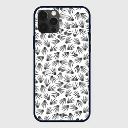 Чехол для iPhone 12 Pro Max Ладонь скелета, цвет: 3D-черный
