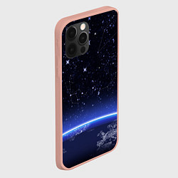 Чехол для iPhone 12 Pro Max Земной горизонт, цвет: 3D-светло-розовый — фото 2