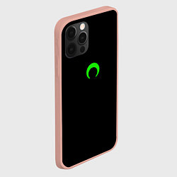 Чехол для iPhone 12 Pro Max Green moon, цвет: 3D-светло-розовый — фото 2