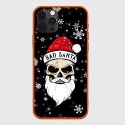 Чехол для iPhone 12 Pro Max Christmas Bad Santa, цвет: 3D-красный
