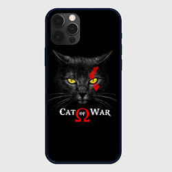 Чехол для iPhone 12 Pro Max Cat of war collab, цвет: 3D-черный