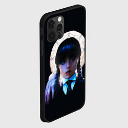 Чехол для iPhone 12 Pro Max Уэнсдэй с рукой во мраке, цвет: 3D-черный — фото 2