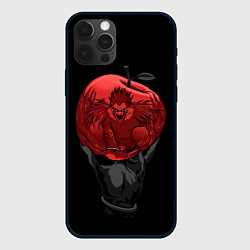Чехол для iPhone 12 Pro Max Рюк и красное яблоко, цвет: 3D-черный