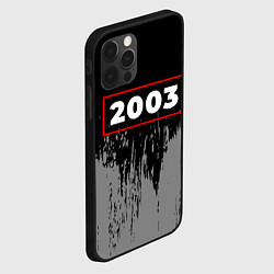 Чехол для iPhone 12 Pro Max 2003 - в красной рамке на темном, цвет: 3D-черный — фото 2