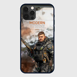 Чехол для iPhone 12 Pro Max Персонаж - Modern strike online, цвет: 3D-черный