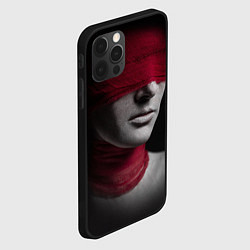 Чехол для iPhone 12 Pro Max Красная мумия, цвет: 3D-черный — фото 2