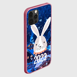 Чехол для iPhone 12 Pro Max 2023 крольчиха, цвет: 3D-малиновый — фото 2