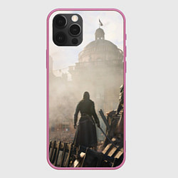 Чехол для iPhone 12 Pro Max Революция ассасинов, цвет: 3D-малиновый