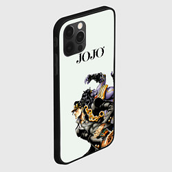 Чехол для iPhone 12 Pro Max Стенд Джотаро Куджо Star Platinum, цвет: 3D-черный — фото 2