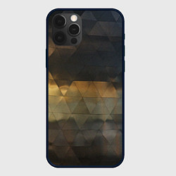 Чехол для iPhone 12 Pro Max Природное отражение в стеклянной абстракции, цвет: 3D-черный