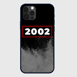 Чехол для iPhone 12 Pro Max 2002 - в красной рамке на темном, цвет: 3D-черный