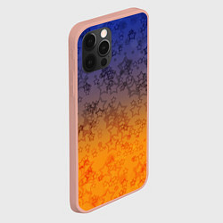 Чехол для iPhone 12 Pro Max Желто-синий звездный узор, цвет: 3D-светло-розовый — фото 2