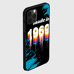 Чехол для iPhone 12 Pro Max Made in 1969: liquid art, цвет: 3D-черный — фото 2