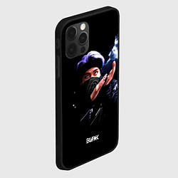 Чехол для iPhone 12 Pro Max Тэхен БТС Taehyung BTS, цвет: 3D-черный — фото 2