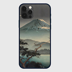 Чехол для iPhone 12 Pro Max Великий вулкан Фудзияма, цвет: 3D-черный