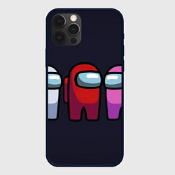 Чехол для iPhone 12 Pro Max Красный среди предателей, цвет: 3D-черный