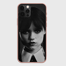 Чехол для iPhone 12 Pro Max Симпатичная Уэнсдэй, цвет: 3D-светло-розовый