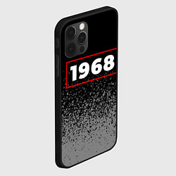 Чехол для iPhone 12 Pro Max 1968 - в красной рамке на темном, цвет: 3D-черный — фото 2