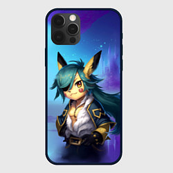 Чехол для iPhone 12 Pro Max Genshin Pokеmon, цвет: 3D-черный