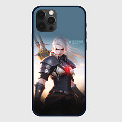 Чехол для iPhone 12 Pro Max The Witcher girl art, цвет: 3D-черный