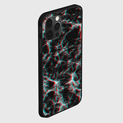 Чехол для iPhone 12 Pro Max Сеть нейронов, цвет: 3D-черный — фото 2