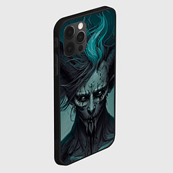 Чехол для iPhone 12 Pro Max Демон леса, цвет: 3D-черный — фото 2