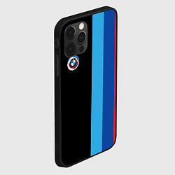 Чехол для iPhone 12 Pro Max BMW - м линии, цвет: 3D-черный — фото 2