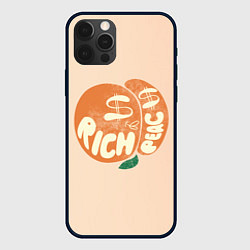 Чехол для iPhone 12 Pro Max Рич пич - богатый персик, цвет: 3D-черный