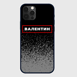 Чехол для iPhone 12 Pro Max Валентин - в красной рамке на темном, цвет: 3D-черный