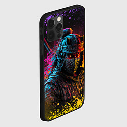 Чехол для iPhone 12 Pro Max Адский самурай, цвет: 3D-черный — фото 2