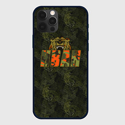 Чехол для iPhone 12 Pro Max Иван камуфляж, цвет: 3D-черный