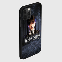 Чехол для iPhone 12 Pro Max Уэнсдэй фото, цвет: 3D-черный — фото 2