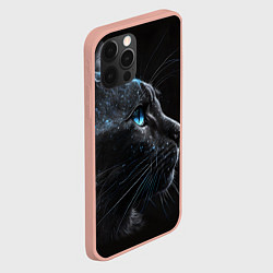 Чехол для iPhone 12 Pro Max Кошечка с голубыми глазками, цвет: 3D-светло-розовый — фото 2