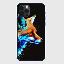Чехол для iPhone 12 Pro Max Красочная лисичка, цвет: 3D-черный