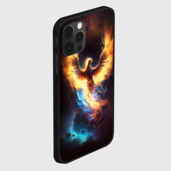 Чехол для iPhone 12 Pro Max Дикий Феникс, цвет: 3D-черный — фото 2