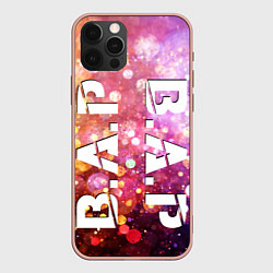 Чехол для iPhone 12 Pro Max BAP vertical logo, цвет: 3D-светло-розовый