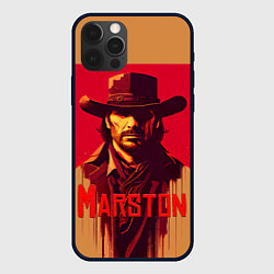 Чехол для iPhone 12 Pro Max John Marston poster, цвет: 3D-черный