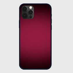 Чехол для iPhone 12 Pro Max Градиент светлая марсала с переходом в черный, цвет: 3D-черный