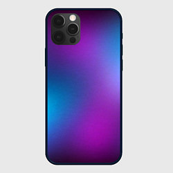 Чехол для iPhone 12 Pro Max НЕОНОВЫЙ ГРАДИЕНТ, цвет: 3D-черный