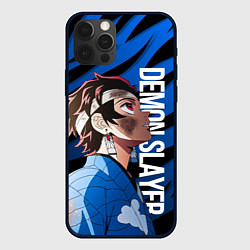 Чехол для iPhone 12 Pro Max Demon slayer - Танджиров с повязкой, цвет: 3D-черный