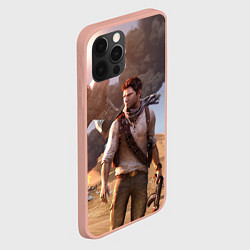 Чехол для iPhone 12 Pro Max Uncharted 3, цвет: 3D-светло-розовый — фото 2