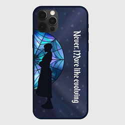 Чехол для iPhone 12 Pro Max Уэнсдей Аддамс - темная сторона окна, цвет: 3D-черный