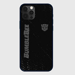 Чехол для iPhone 12 Pro Max Bumblebee Бамблби темный, цвет: 3D-черный
