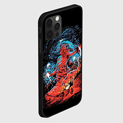 Чехол для iPhone 12 Pro Max Перун бог громовержец, цвет: 3D-черный — фото 2
