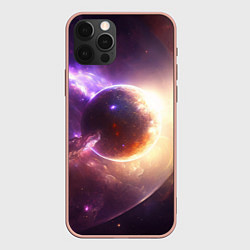 Чехол для iPhone 12 Pro Max Планета Алари, цвет: 3D-светло-розовый